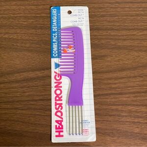 NOS 90’s Deadstock Headstrong Pic’N Comb-Out Purple